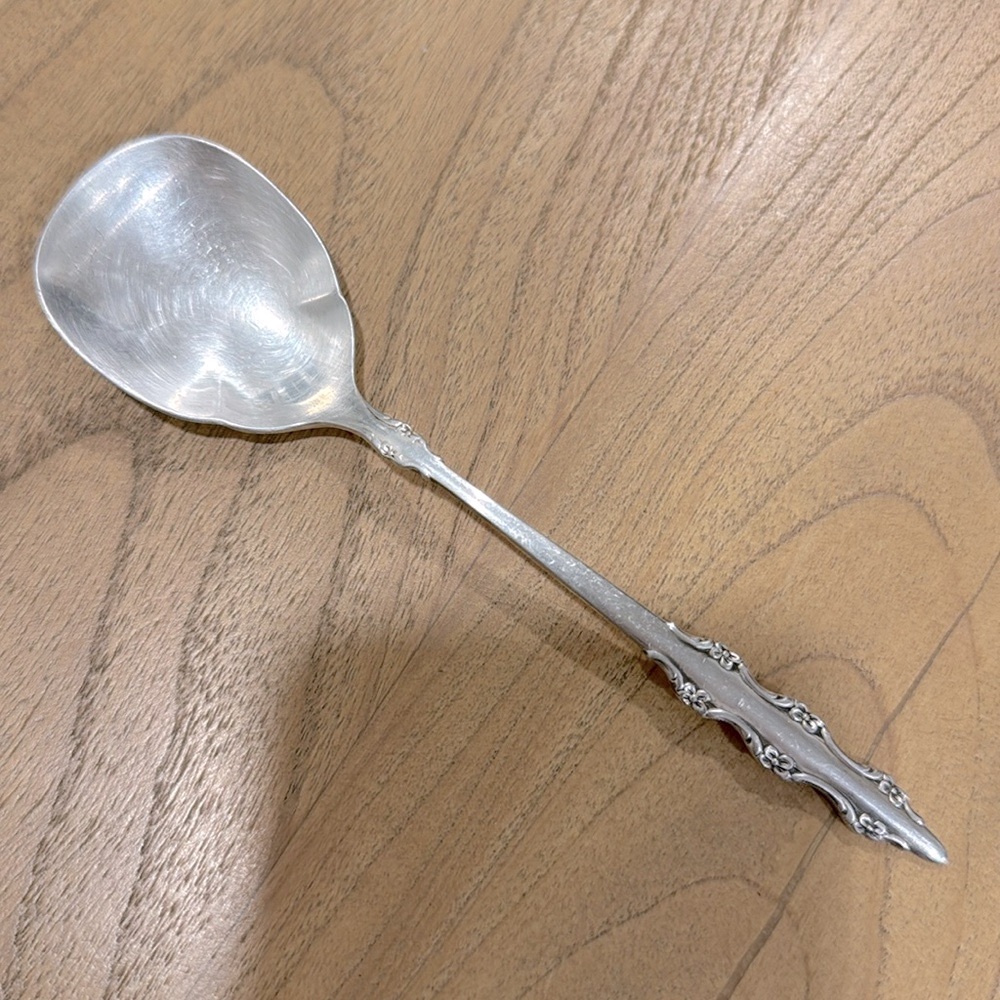 Vintage International Deep Silver Empress Sugar Spoon